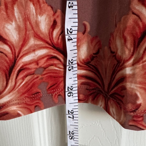 Attitudes by Renée Floral Baroque Print Tunic Top – Size XL - Picture 3 of 6